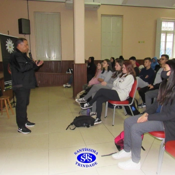 Papo de Responsa com alunos de 8º e 9º ano 