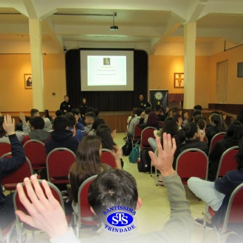 Papo de Responsa com alunos de 8º e 9º ano 