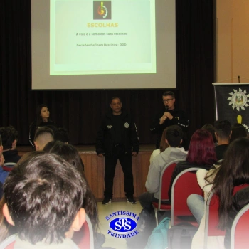 Papo de Responsa com alunos de 8º e 9º ano 