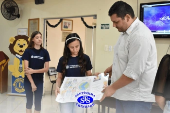 Aluna conquista 1º lugar na etapa distrital do concurso promovido pelo Lions Clube