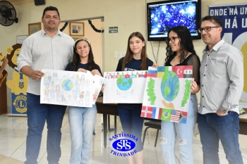 Aluna conquista 1º lugar na etapa distrital do concurso promovido pelo Lions Clube