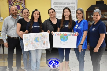 Aluna conquista 1º lugar na etapa distrital do concurso promovido pelo Lions Clube