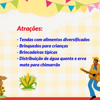 Festa Junina acontece neste sábado, 17/06