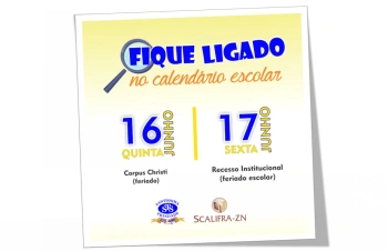 Atenção para o Calendário Letivo