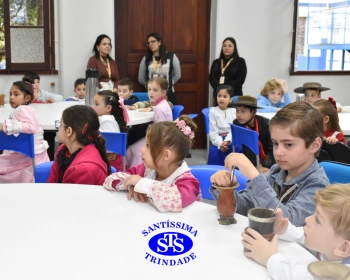 Oficina do Chimarrão no 1º ano