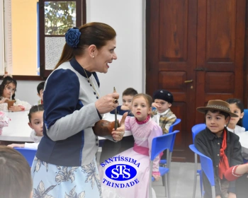 Oficina do Chimarrão no 1º ano