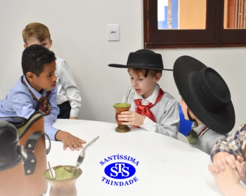 Oficina do Chimarrão no 1º ano