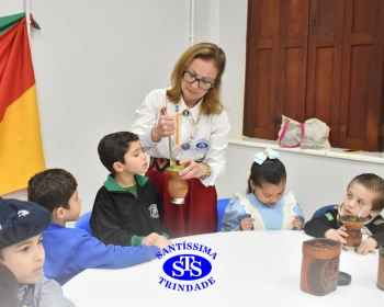 Oficina do Chimarrão no 1º ano