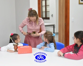 Oficina do Chimarrão no 1º ano