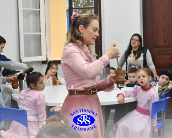 Oficina do Chimarrão no 1º ano