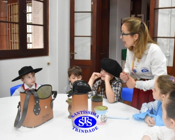 Oficina do Chimarrão no 1º ano