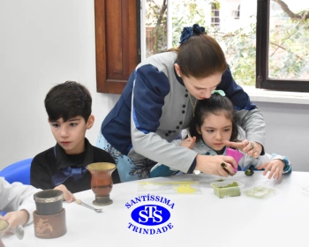 Oficina do Chimarrão no 1º ano