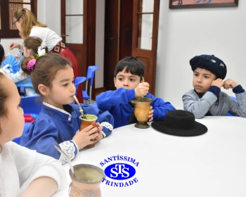 Oficina do Chimarrão no 1º ano