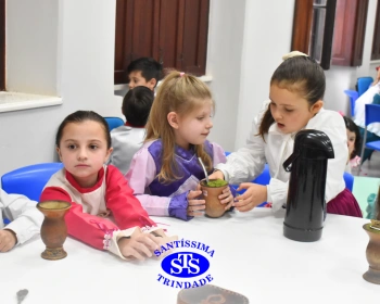 Oficina do Chimarrão no 1º ano