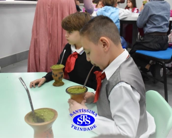 Oficina do Chimarrão no 1º ano