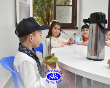 Oficina do Chimarrão no 1º ano