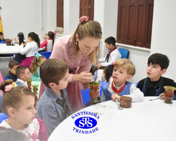 Oficina do Chimarrão no 1º ano