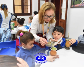 Oficina do Chimarrão no 1º ano