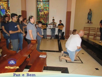 Celebração Eucarística com os Profissionais do Colégio. 