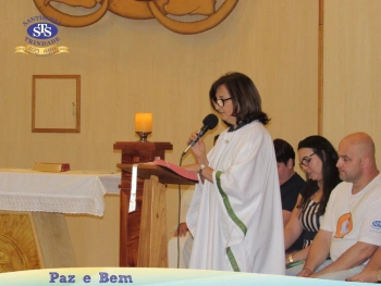 Celebração Eucarística com os Profissionais do Colégio. 