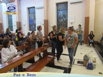 Celebração Eucarística com os Profissionais do Colégio. 