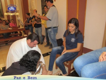 Celebração Eucarística com os Profissionais do Colégio. 