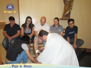 Celebração Eucarística com os Profissionais do Colégio. 
