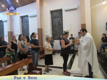 Celebração Eucarística com os Profissionais do Colégio. 