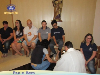 Celebração Eucarística com os Profissionais do Colégio. 