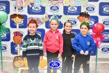 Desfile do Cabelo Maluco na Educação Infantil