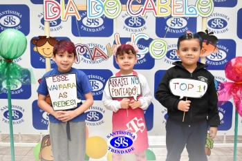 Desfile do Cabelo Maluco na Educação Infantil