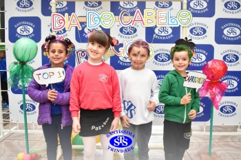 Desfile do Cabelo Maluco na Educação Infantil