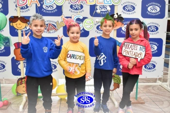 Desfile do Cabelo Maluco na Educação Infantil