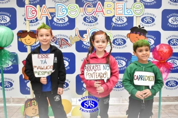 Desfile do Cabelo Maluco na Educação Infantil
