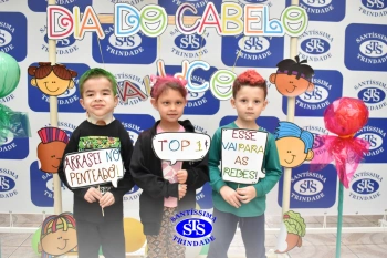 Desfile do Cabelo Maluco na Educação Infantil