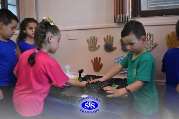 Ateliê do Brincar é mais um dos espaços idealizado para a Educação Infantil do Colégio 