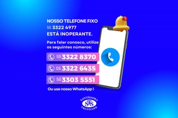 Atenção! Fale conosco pelos contatos abaixo