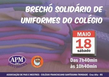Brechó Solidário de uniformes STS