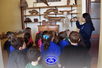 Pequenos cientistas participam de aula no Laboratório de Ciências | Inf. 4