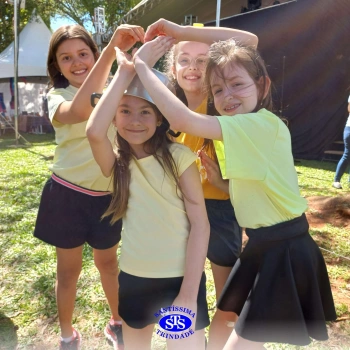 Alunos do 3º ano na 25ª Feira do Livro de Cruz Alta 