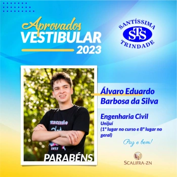 Parabéns, aprovados no Vestibular! 
