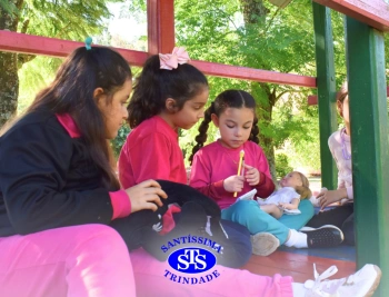 Tarde de alegria e diversão no Parque Franciscano