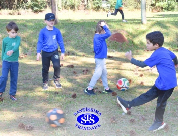 Tarde de alegria e diversão no Parque Franciscano