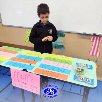 Alunos do 1º Ano desenvolvem habilidades com atividades lúdicas