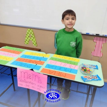 Alunos do 1º Ano desenvolvem habilidades com atividades lúdicas