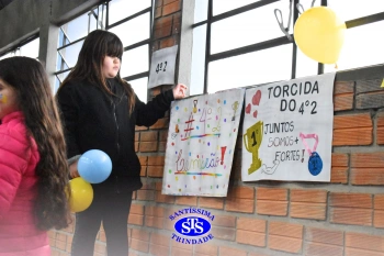 Alunos do 4º ano participam de diversas atividades na Gincana Esportiva