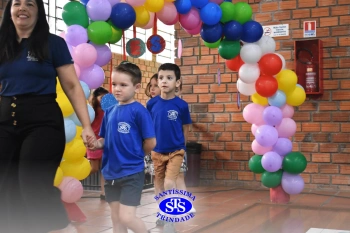 Celebração de Conclusão da Educação Infantil e envio para o 1º ano dos alunos do Infantil 5
