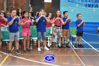 Celebração de Conclusão da Educação Infantil e envio para o 1º ano dos alunos do Infantil 5
