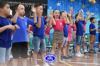 Celebração de Conclusão da Educação Infantil e envio para o 1º ano dos alunos do Infantil 5