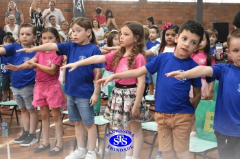 Celebração de Conclusão da Educação Infantil e envio para o 1º ano dos alunos do Infantil 5